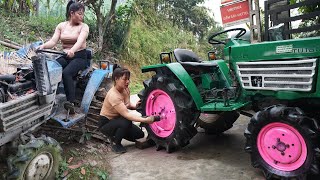 Genius Girl _ Repair and restore agricultural machinery engines. Kubota tractor restoration  Part 2