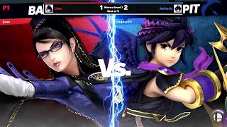 Lima (Bayonetta) vs Ashtoric (Dark Pit) - Winners Round 3 - Grinds and Shines #5