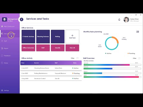 Simple Flat UI - C# by Salaar Khan