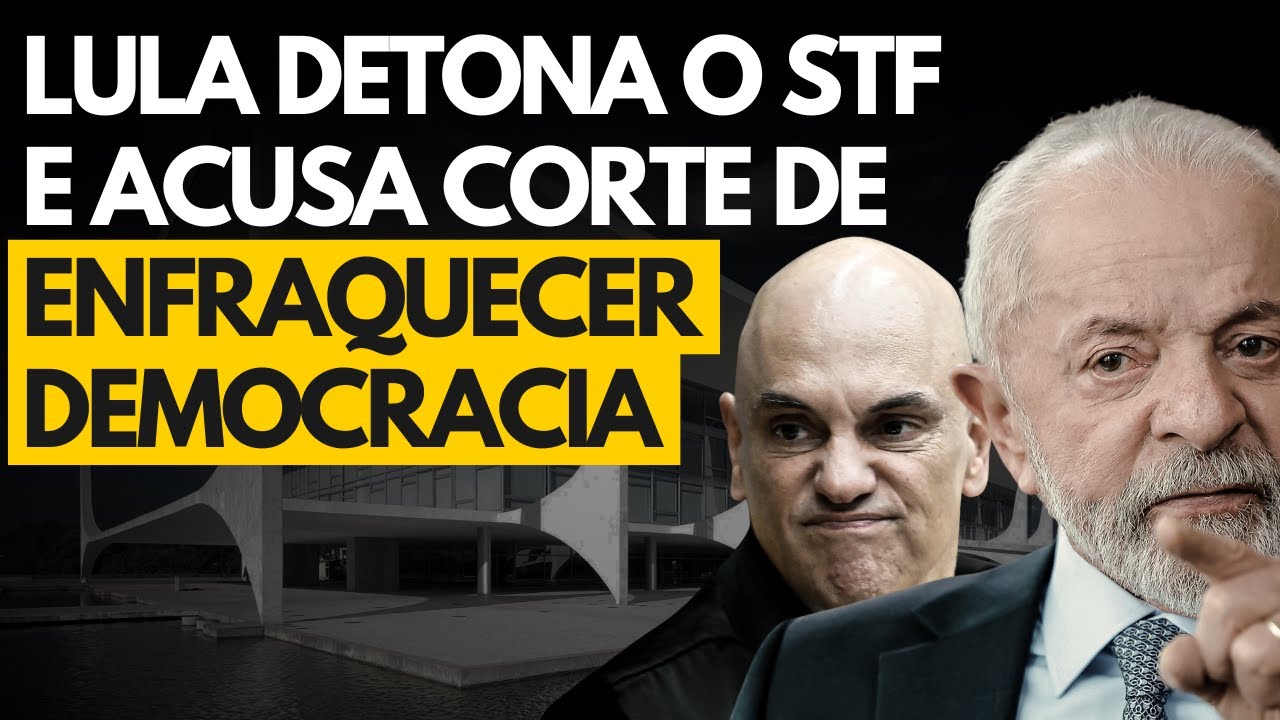 Lula ACUSA MINISTROS DO STF de enfraquecerem democracia e gerarem descrédito com votos remotos