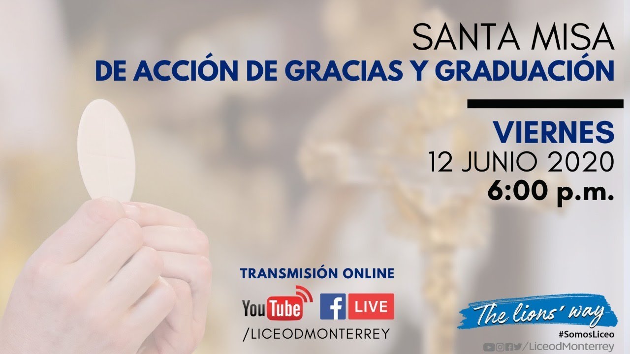 Santa Misa en Acción de Gracias - YouTube