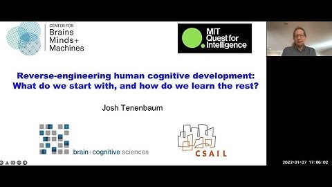 Developing Minds talk by Josh Tenenbaum 2022-01-27