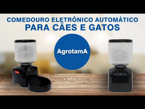 Vídeo de Comedouro Eletrônico Automático para Cães e Gatos