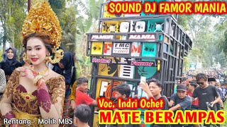 MATE BERAMPAS FAMOR MANIA Bikin Pengantin Perempuan Ikut Joget || Live Rentang- Molik MBS