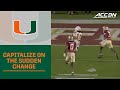 Miami Hurricanes Capitalize On the Sudden Change And Expand Their Lead