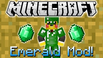 MINECRAFT - EMERALD MOD!