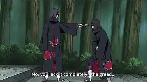 Orochimaru Tries to Steal Itachi's Eyes and Itachi Wrecks Him