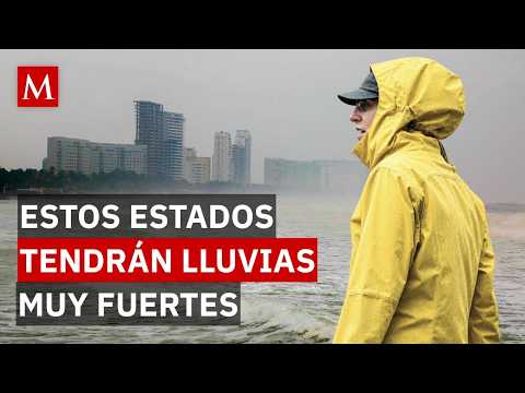 ¡Alerta por lluvias! Huracán 'Rachel' y frente frío 1 amenazan a estos estados de México