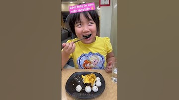 The CUTEST Kimbap Taste Test! Cách Ruby ăn cơm cuộn rong biển 🤘🏻