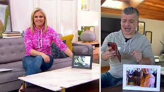 Bell & Howell 10.1" Wireless Smart Photo and Video Frame on QVC screenshot 2