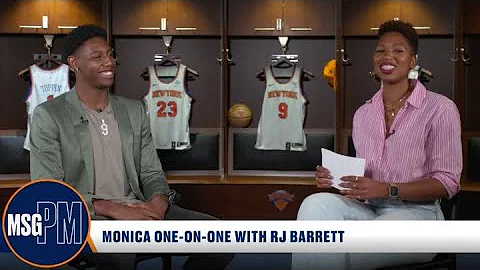 RJ Barrett One-On-One With Monica McNutt | MSG PM