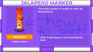 How to get Jalapeño Marker in Find the Markers!