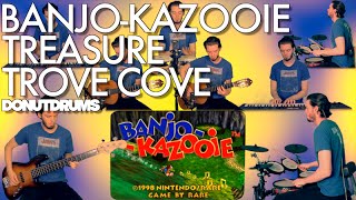 Banjo-Kazooie | Treasure Trove Cove [Drum/Guitar/Bass/Keyboard Cover] DonutDrums chords