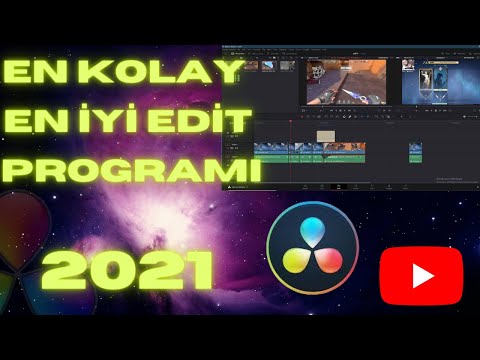 EN KOLAY ÜCRETSİZ İYİ EDİT PROGRAMI DAVİNCİ RESOLVE17 10DK&rsquo;DA KULLANILIŞ 2021(24 fps sorunu çözümlü)