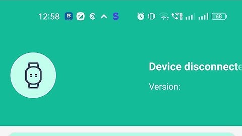 da fit app disconnect problem