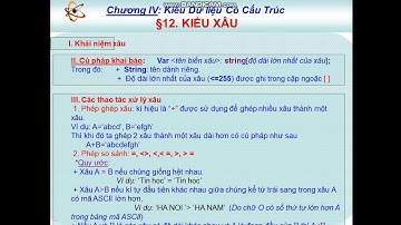 bài 12 kiểu xâu