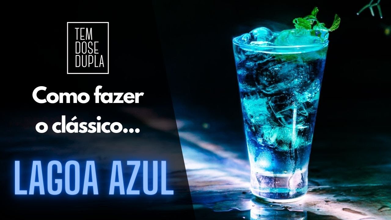 COMO FAZER LAGOA AZUL - O DRINK CLÁSSICO