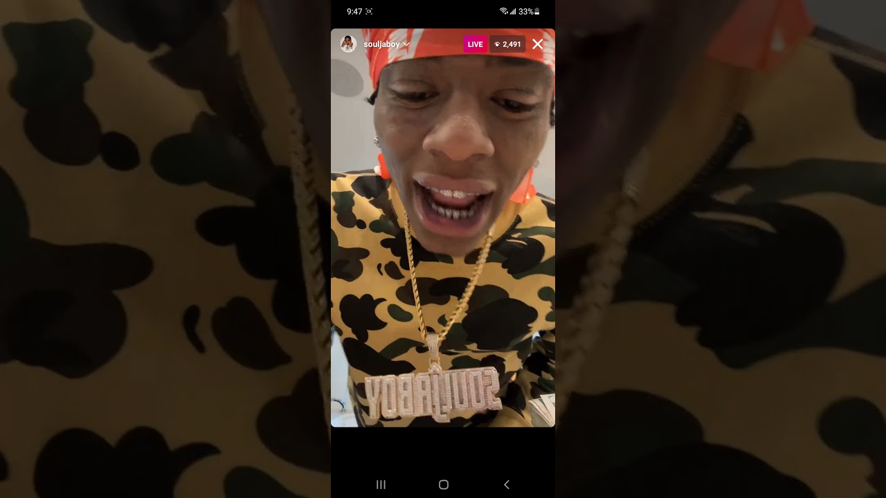 Soulja Boy Instagram Live 10/21/2021