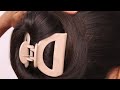 Easy hairstyles for medium hair with clutcher  hair style girl simple and easy for travel  bun