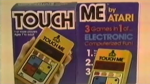 Atari Touch Me Electronic Handheld Game | Retro TV Commercial Ad
