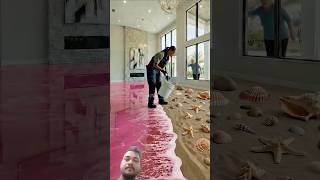 THIS FLOOR IS INSANE 🤯 Beach Epoxy Floor