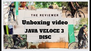 unboxing of Java Veloce 3 disc road bike #javabike #veloce #veloce3 #roadbike #unboxing