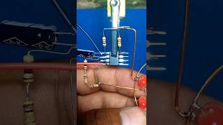 AMAZING DIY ELECTRONICS PROJECT NE555 TIMER IC...|LED flasher with 555 ic#shots #viral