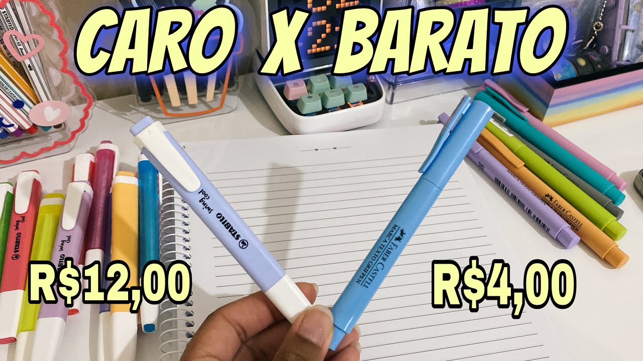 COMPARATIVA SUBRAYADORES, STABILO VS MP VS FABER CASTELL PASTEL