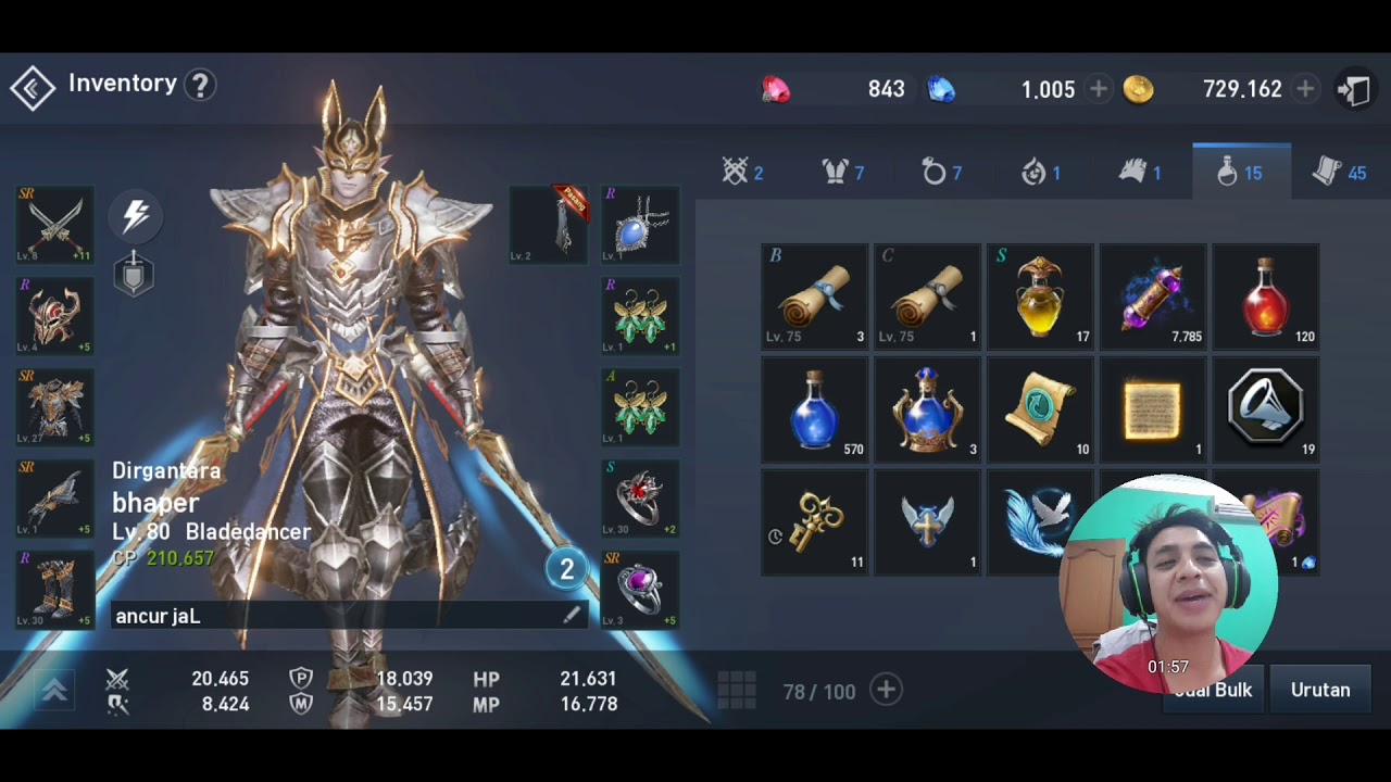 LINEAGE II - dasi SD dipasang dipunggung.. HAGIOS DONG! 