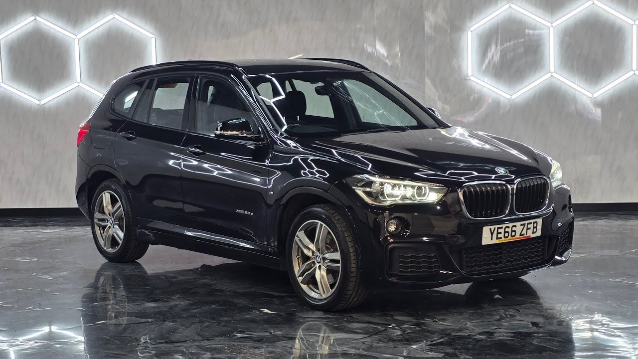 2016 BMW X1 2.0L diesel YE66 ZFB - YouTube