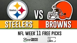 Thursday Night Football NFL Week 11 - Steelers vs Browns | TNF Free Picks