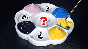 How To Making 9 New Colors from 4 Primary Colors - Satisfying Color Mixing