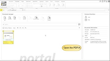 webPDF - How to convert a PDF document into a PDF/A