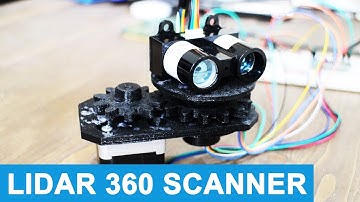 LIDAR Sensor - 3D Printed Rotating Platform - Robotic Vehicle #8