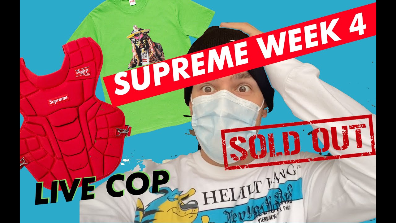 SUPREME WEEK 4 Live COP | Rammellzee Tee za 10sekund?! | #HypebeastGuru