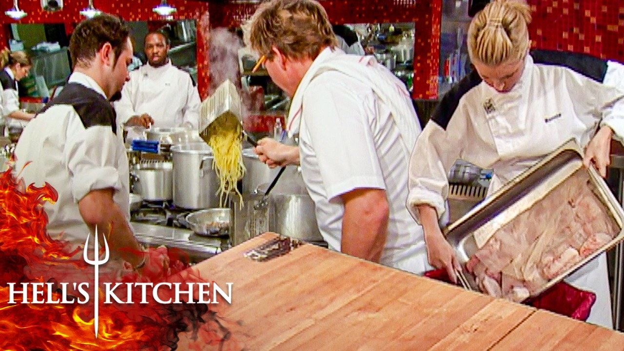 Chef Throws Away 23 Portions of Monkfish Before Shock Mid-Service Elimination | Hell's Kitchen