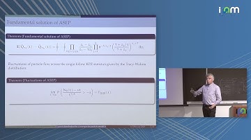 Jan de Gier: "Current distribution for a two-species particle model from first principles"