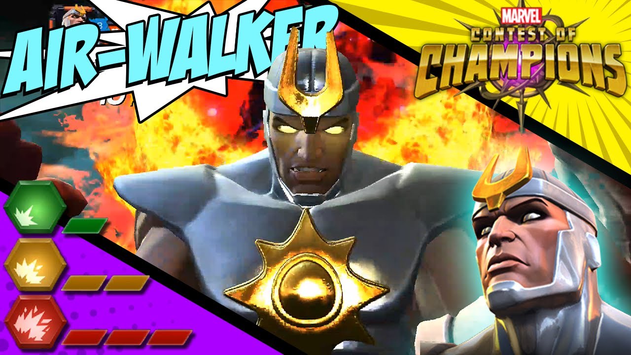 Air-Walker Animation Review (All Special Attacks) - Marvel Contest of Champions