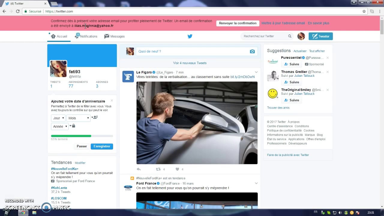mon compte Twitter - YouTube