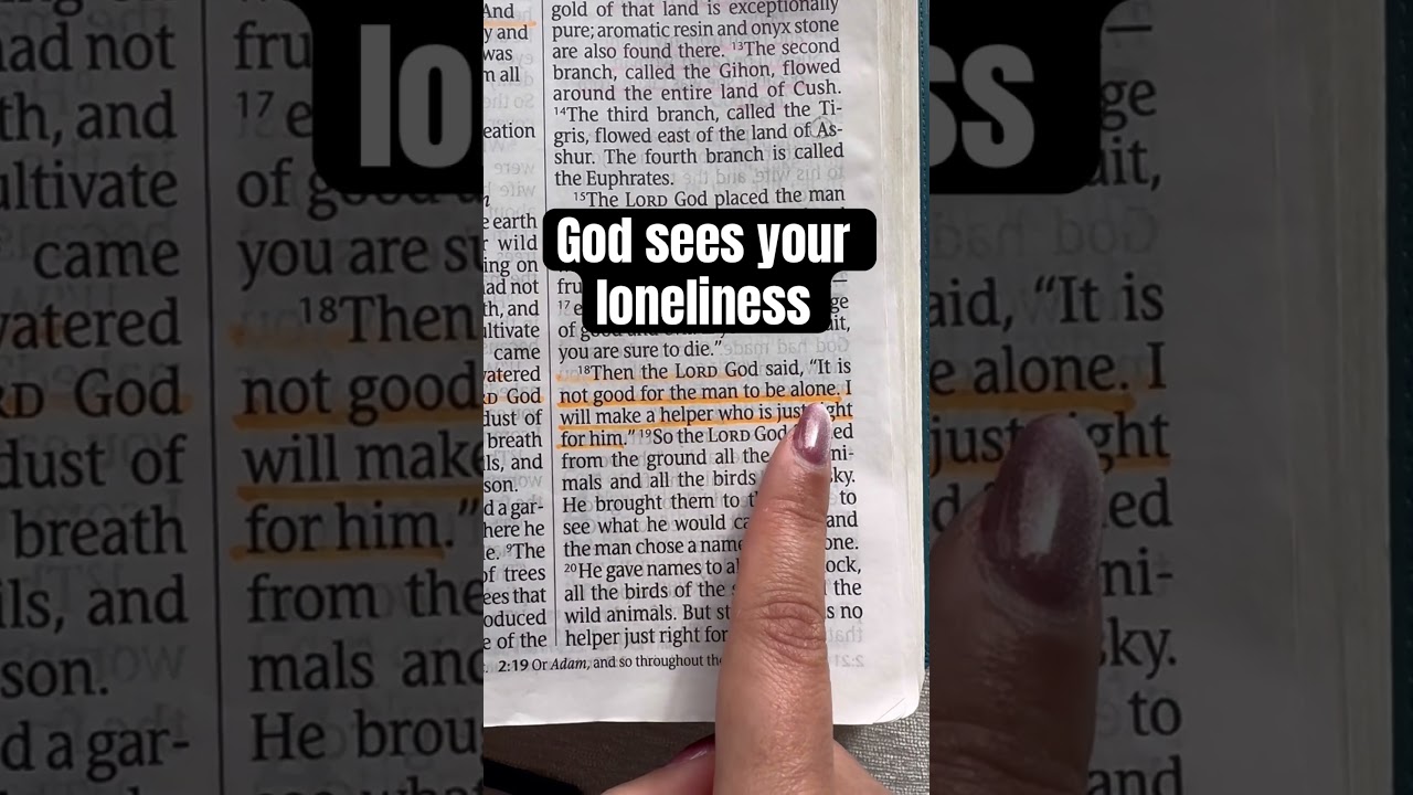 Не будьте одиноки | Бытие 