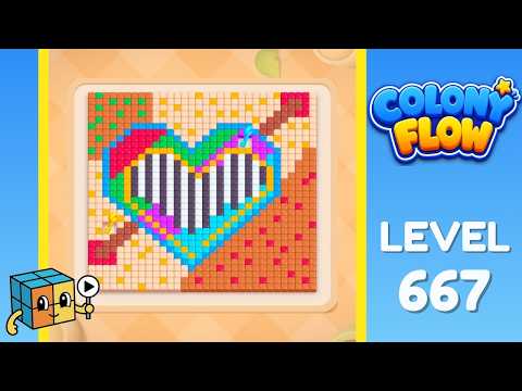 Colony Flow Level 667 Walkthrough Solution