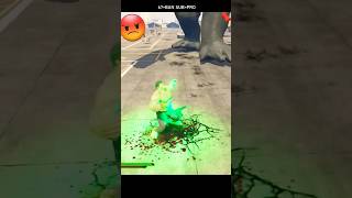 HULK Ko Gussa Agaya😡👿 #gta5mods #gta5 #hulkvskong #tecnogamerz #gta