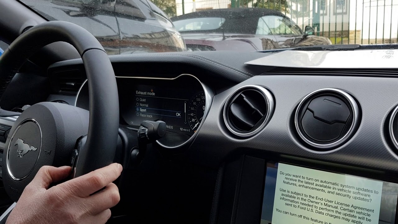 Mustang 2018 4 modes de quiet a track à l'intérieur YouTube