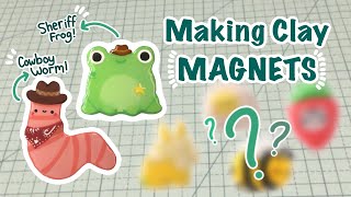 How I Make Polymer Clay Magnets! | Part 1