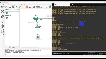Design and Configure a network with 2 routers and 2 switches in GNS3.