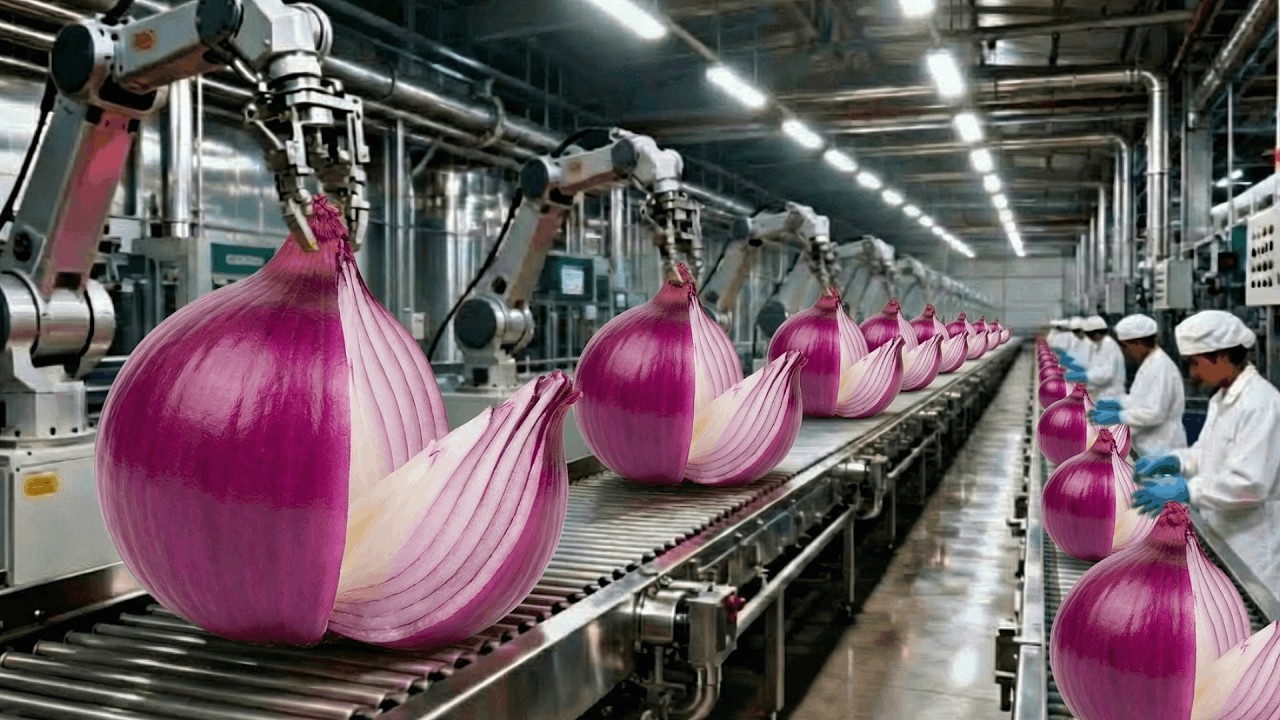 Why Is Onion Powder So Tasty? The Secret Manufacturing Process | 4K resolution