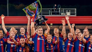 LEAGUE CELEBRATION AT ESTADI JOHAN CRUYFF WITH FANS 🏆💙❤️ | FC Barcelona 🔵🔴