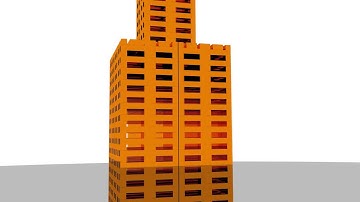 Keva Plank Tower Collapse Blender 2.72