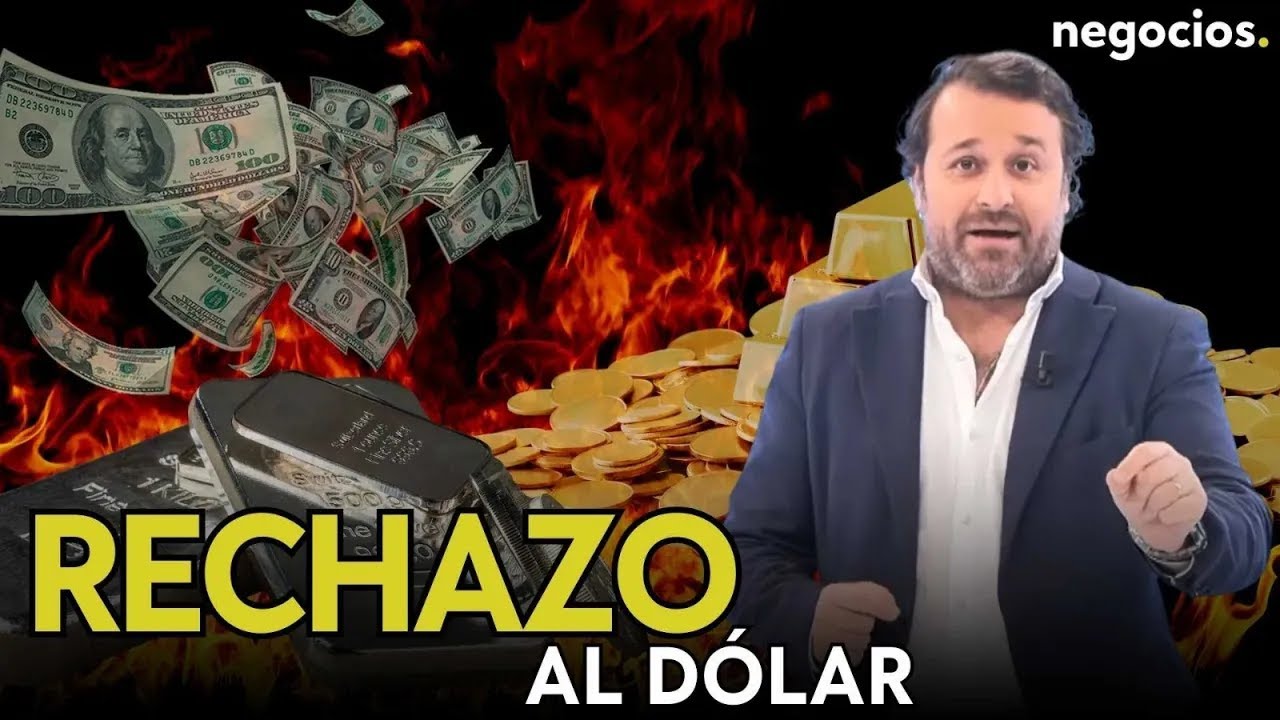 Los inversores rechazan al dólar: el oro y la plata se disparan por el caos geopolítico de EEUU