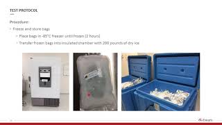 Single-Use Bag Permeability Testing in Cryopreservation Conditions